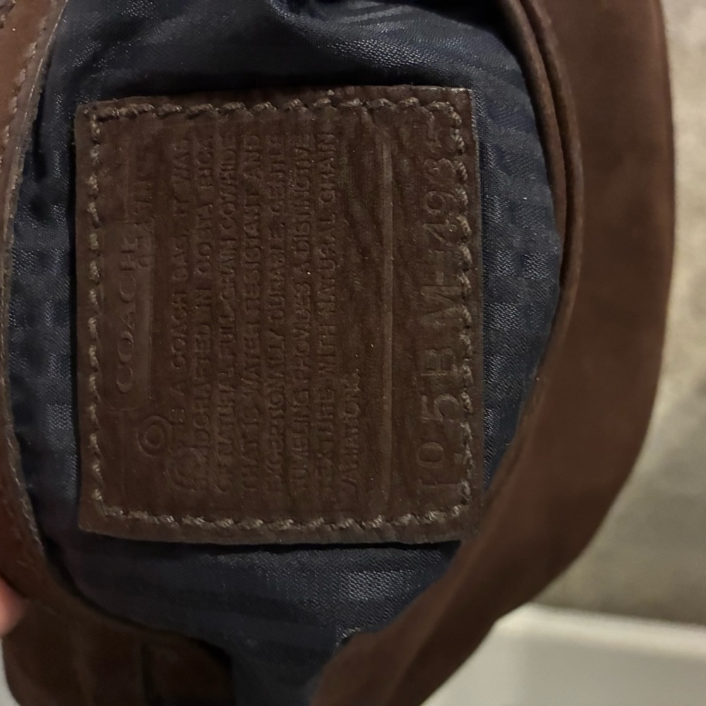 Coach vintage nubuck suede crossbody bag - Picture 14 of 14